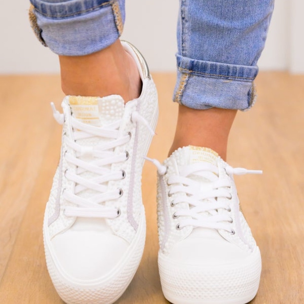 Vintage Havana Amaze Platform Sneakers - Pearl Multi - Picture 5 of 8